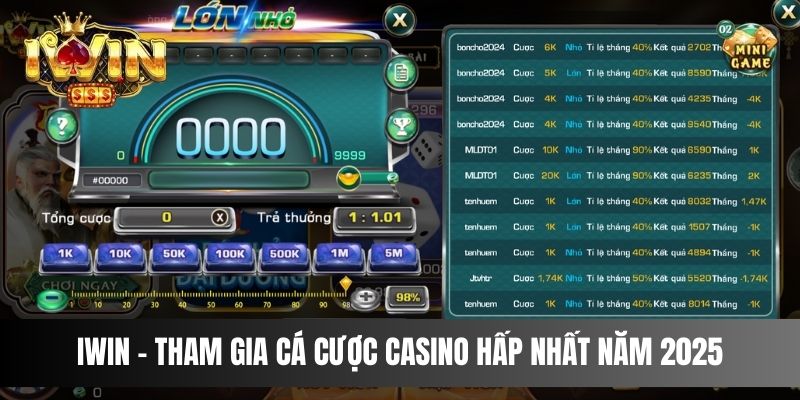 IWIN - Tham Gia Chơi Game Cá Cược Casino Hấp Nhất Năm 2025